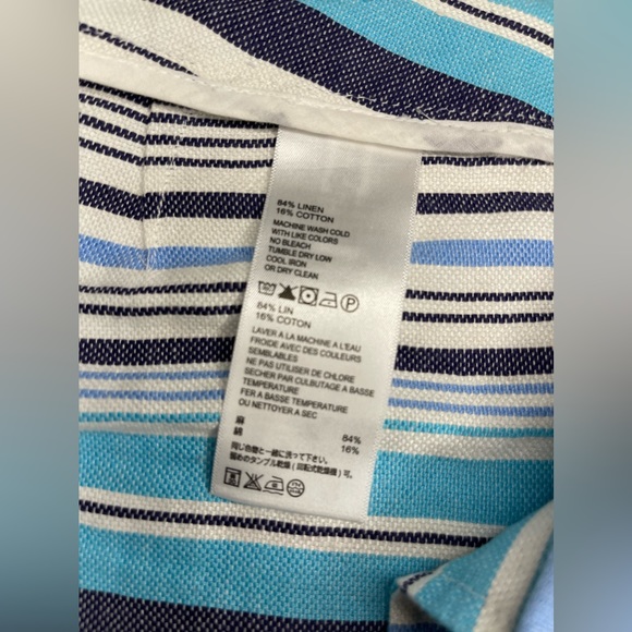 Tommy Bahama Linen Women’s Shorts Size 8 in Beach Blues - Picture 4 of 4